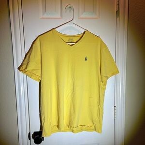Polo by Ralph Lauren Men's Bright Yellow Tee